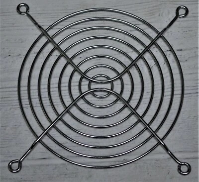 NEW 5 INCH EBM-PAPST GRILL FINGER GUARD CHROME FITS PAPST 5908 FAN  - Image 1 of 2