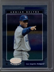 2001 Leaf Certified Materials Base #56 Adrian Beltre - Los Angeles Dodgers