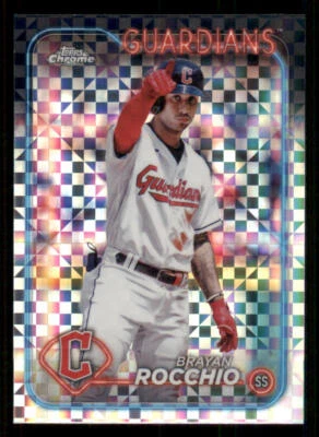 2024 Topps Chrome Prism Refractors #113 Brayan Rocchio - Image 1 of 2