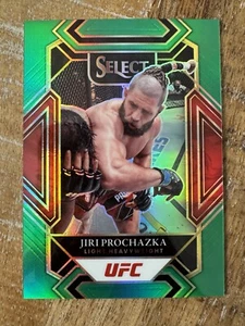 UFC Select Jiri Prochazka 2022 Panini Select Mezzanine Green Prizm 3/5 - Picture 1 of 6