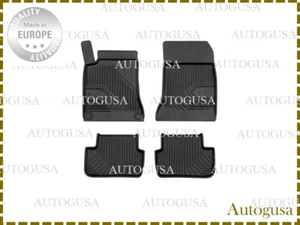NEW LHD BLACK RUBBER FLOOR MATS LINERS FOR MERCEDES BENZ W176 2012-2018 A-CLASS - Picture 1 of 4