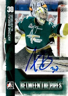 Antoine Bibeau - Signed 2013-14 ITG Between The Pipes Card #37 - Image 1 of 2