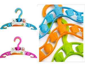 80 x Kinder Baby Kunststoff Mantel Kleidung Kleider Hosenbügel Neu - Bild 1 von 3