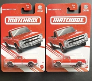 2025 Matchbox Target Red Edition Exclusive 1968 Chevy Chevrolet C10 Truck Lot 2 - Picture 1 of 1