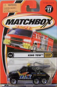 Grúa grúa MBX KING (automática maxx) negra #11/75 Matchbox 2000 - Imagen 1 de 5