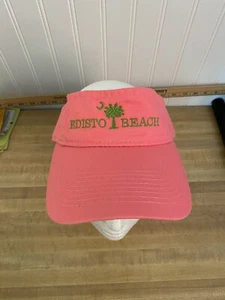 Preowned Ladies "EDISTO BEACH" Visor.Pink/Green..Adjustable.. - Picture 1 of 6