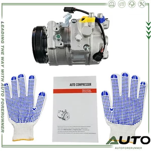 A/C Compressor w/ 4-Groove Pulley For BMW 545i 550i 645Ci 650i Base V8 CO11250C - Picture 1 of 9