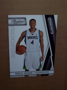 Tarjeta de novato Wesley Johnson 2010 Panini Prestige Bonus Shots #154 SN 03/10 casi nueva-como nueva - Imagen 1 de 3