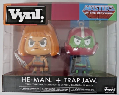 Funko Vynl Masters of the Universe He Man y TrapJaw Pack de 2 Nuevo Foto 1 de 4