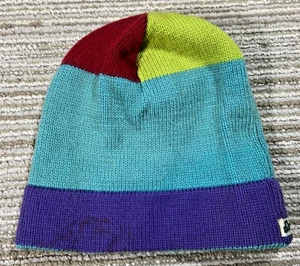 Vintage Moriarty Wool Multicolor Beanie Winter Ski hat Retro - Picture 1 of 7
