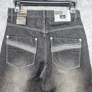 VTG South Pole Jeans Youth Boy's Size 12 Black Wash Dynamic Equipment - NWT - Picture 1 of 15