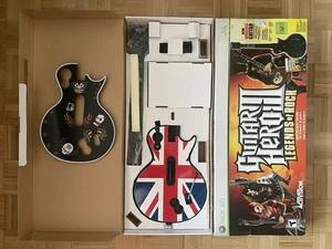 Xbox 360 Guitar Hero 3 Les Paul Bundle In Box Game Set Legends of Rock - Tested - Picture 1 of 18