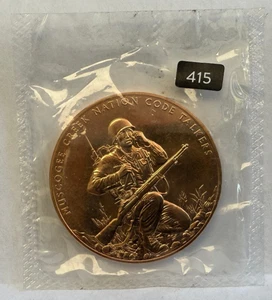 MUSCOGEE CREEK NATION CODE TALKER US MINT MEDAL BRONZE 1.5" 415 - Picture 1 of 2