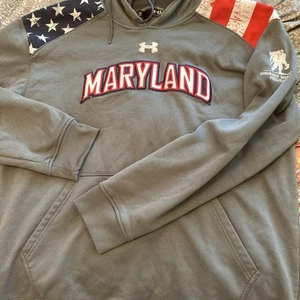 Maryland Terms Under Armour Wounded Warrior Flag Kapuzenpullover Hoodie A1 - Bild 1 von 5