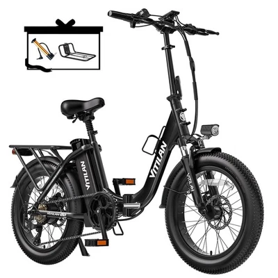 20'' E-Bike Vitilan U3 E-Faltrad Faltbares 250W 48V13Ah Elektrofahrrad Bis 110KM