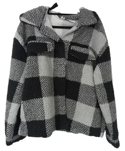 Chaqueta polar a cuadros Dream House para mujer talla 12 - Imagen 1 de 3