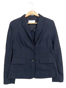 HUGO BOSS Blazer corto Mujeres Blazer Talla EU 38 azul oscuro estilo «business» - Imagen 1 de 6