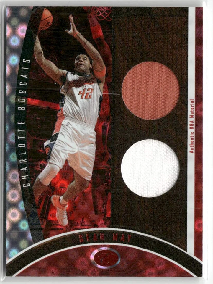 2006-07 Bowman Elevation Sean May Executive Level Relics Dual Red #/49 ☘️622 - Image 1 of 2