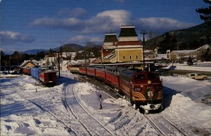 North Conway, NH B&M 4266 Zug Lokomotive New Hampshire Postkarte - Bild 1 von 2