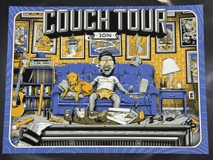 Couch Tour Poster 24/300 Grateful Dead Widespread Panic Phish Billy Strings - Picture 1 of 4