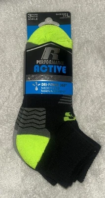 Nuevos calcetines tobilleros Russell Performance Active Dri Power 360 para niños Foto 1 de 2
