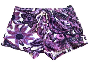 TOM FORD Men’s Purple Swim Shorts Terry Cloth Paint Mark on Back Size M - Picture 1 of 4