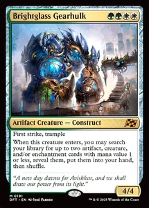 MTG Brightglass Gearhulk 191 Mythic Foil Aetherdrift - Bild 1 von 1