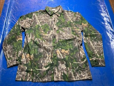Camisa De Colección Roble Mossy YOUTH XL Hoja Sombra Manga Larga Abotonada Hecha en EE. UU. (D) Foto 1 de 4