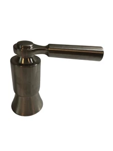 Ricambio maniglia rubinetto bagno inox spazzolato 3,5" - Foto 1 di 3