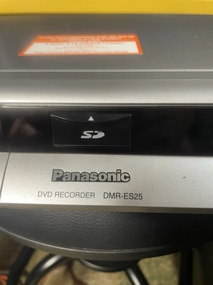 Panasonic DMR-ES25 DVD Video Recorder Player SD Card Slot Tested Works NO REMOTE - Image 1 of 4