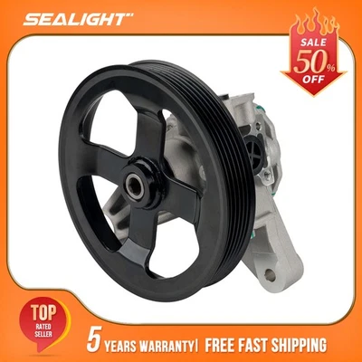 Power Steering Pump 21-5195 56100-RJA-015 with Pulley for 2005-2008 Acura RL - Image 1 of 4