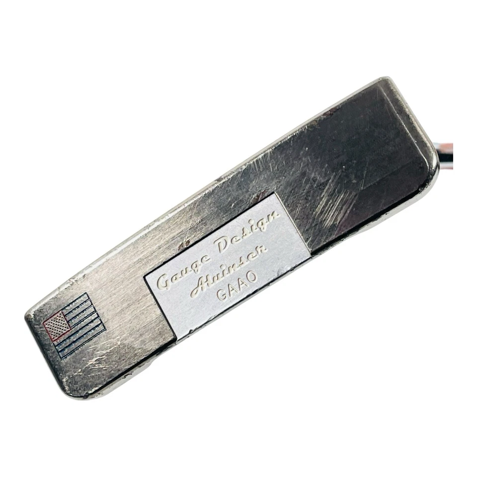 Gauge Design Golf Aluinser GAA0 Blade Putter David Whitlam Steel Shaft 34.5" RH - Image 1 of 4