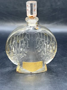 BOTELLA DE PERFUME de vidrio TOUJOURS MOI by CORDAY con tapón VACÍA - Imagen 1 de 9
