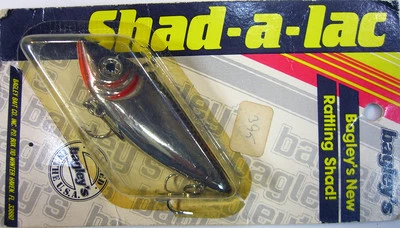Señuelo de pesca Bagley SL2-FBS * Shad a Lac * Cebo vintage * Coleccionable Foto 1 de 3