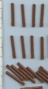 LEGO x 20 Reddish Brown Support 1 x 1 x 6 Solid Pillar 43888 - Picture 1 of 1