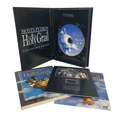 Monty Python and the Holy Grail Collectors Edition 2 Disc Set Book and Film Cell - Image 1 of 4