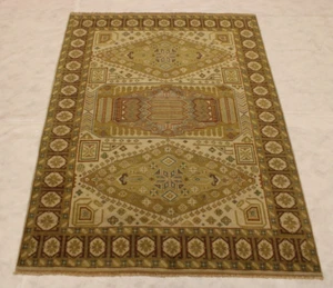 5'9" x 7'8" ft. Turkish Knot Vegetable Dye Wool Oriental Hand Knotted Rug - Picture 1 of 8