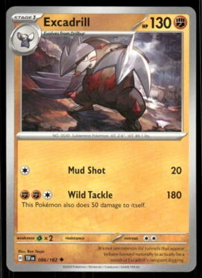 SV05: Temporal Forces #086/162 Excadrill - Image 1 of 2