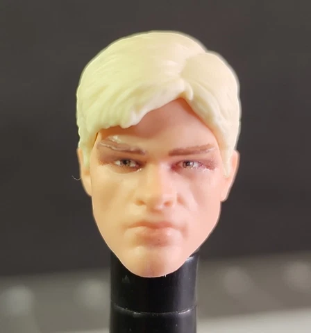 Power Rangers Lightning Collection fodder male head In Space Silver Ranger Zhane Cover