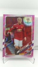 Donny Van de Beek Pink X-Fractor 2020-21 Topps Chrome UEFA Champions League