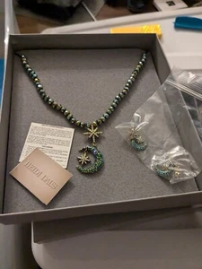 heifer daus moon an stars necklace and earings - Picture 1 of 7