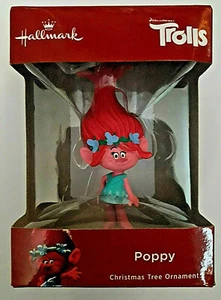 HALLMARK TROLLS POPPY - RED BOX ORNAMENT NIB!!! - Picture 1 of 1