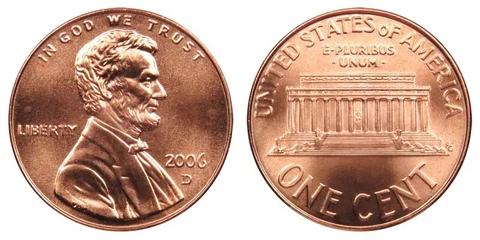 2006 D Lincoln Memorial Cent Copper Plated Zinc Penny ** ON HAND ** Cover