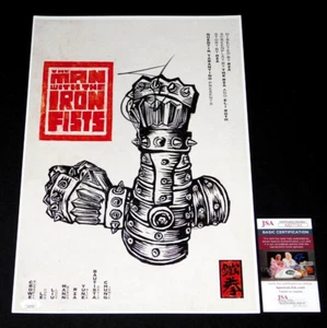 RZA SIGNED THE MAN WITH THE IRON FISTS 12X18 MOVIE POSTER JSA COA WU-TANG CLAN!! - Picture 1 of 1