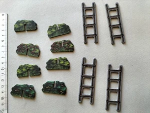 ECHELLE+BUISSON DECOR EN 3D SCENERY /NOVA AETAS RENAISSANCE G274 - Imagen 1 de 1