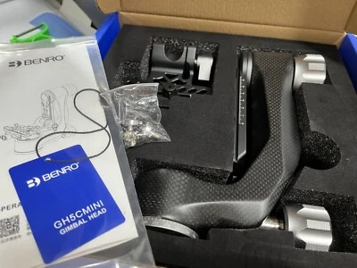 Benro GH5C Mini Travel Size Gimbal Head Carbon Fiber with PL100 Plate for Camera - Image 1 of 4