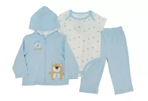 First Impressions "Cute Like Daddy" 3-tlg. Bären Set kleine Jungen Kinder 12 Monate - Bild 1 von 1