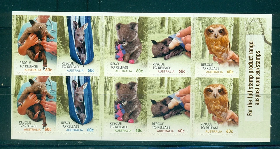 Australia - Sc# 3371b. 2010 Care for Wildlife. Cplt NH Booklet. $12.50. - Image 1 of 1