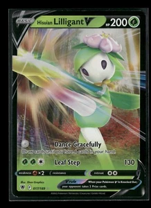 Hisuian Lilligant V 017/189 Astral Radiance Holo Pokemon Karte NM - Bild 1 von 2