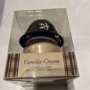 Vanilla Cream Kmart Candle Lamp With Shade New In Box - Picture 1 of 7